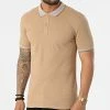 Acheter ⌛ Polo Manches Courtes JP-847 Beige Foncé de Armita 🛒