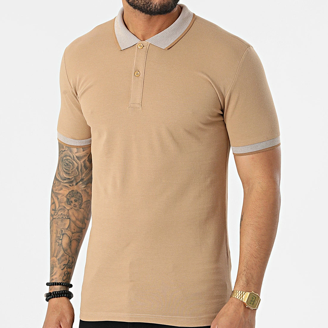 Acheter ⌛ Polo Manches Courtes JP-847 Beige Foncé de Armita 🛒 1 Acheter ⌛ Polo Manches Courtes JP-847 Beige Foncé de Armita 🛒