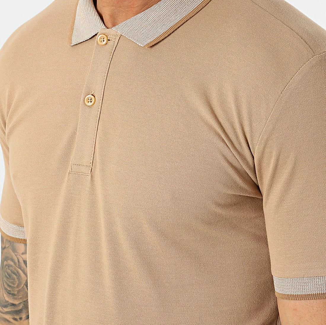 Acheter ⌛ Polo Manches Courtes JP-847 Beige Foncé de Armita 🛒 2 Acheter ⌛ Polo Manches Courtes JP-847 Beige Foncé de Armita 🛒 – Image 2