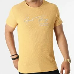 Acheter ✔️ Tee 👕 Shirt JT-846 Jaune de Armita 🎉 -Armita Soldes 2022 armita 317906 JT 846 CAMEL 20220510T141726 03