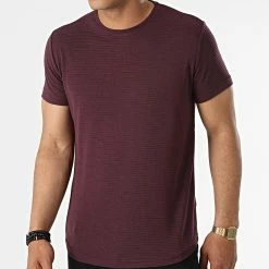 Le moins cher 👏 Tee 👕 Shirt TJ-845 Bordeaux de Armita 👏