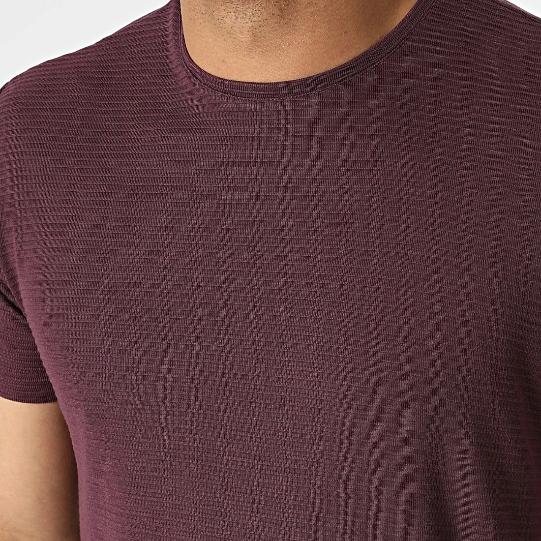 Le moins cher 👏 Tee 👕 Shirt TJ-845 Bordeaux de Armita 👏 2 Le moins cher 👏 Tee 👕 Shirt TJ-845 Bordeaux de Armita 👏 – Image 2