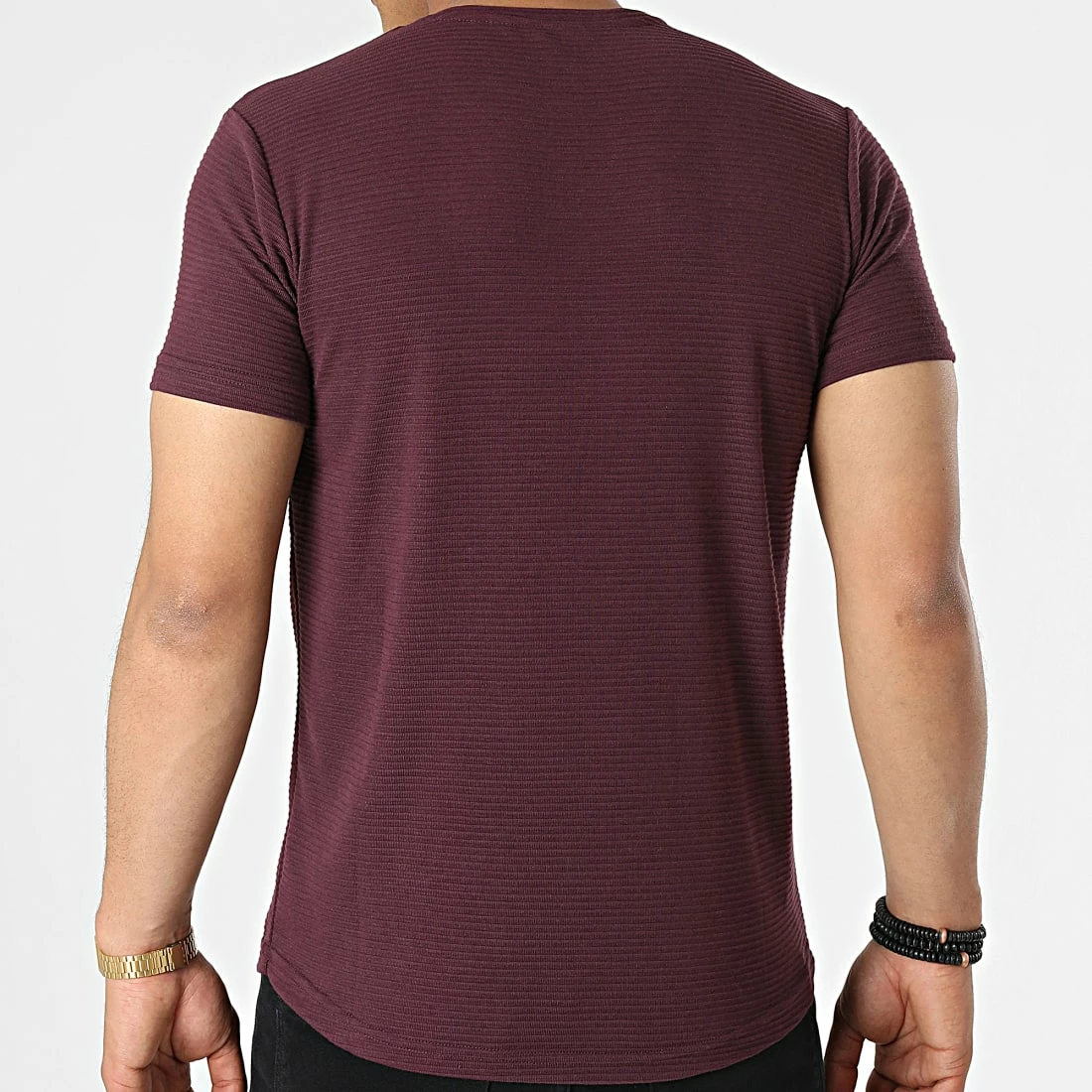 Le moins cher 👏 Tee 👕 Shirt TJ-845 Bordeaux de Armita 👏 4 Le moins cher 👏 Tee 👕 Shirt TJ-845 Bordeaux de Armita 👏 – Image 4