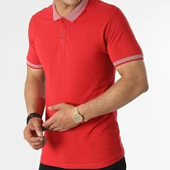 Le moins cher 👏 Polo Manches Courtes JP-847 Rouge de Armita ❤️ -Armita Soldes 2022 armita 317924 JP 847 RED 20220510T142309 03