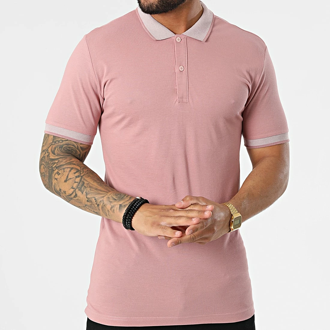 Promo 🔥 Polo Manches Courtes JP-847 Rose de Armita ⌛ 3 Promo 🔥 Polo Manches Courtes JP-847 Rose de Armita ⌛ – Image 3