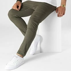 De gros ❤️ Pantalon Chino Slim PA-7162 Vert Kaki de Armita 🔔 -Armita Soldes 2022 armita 317951 PA 7162 KHAKI 20220509T154829 03