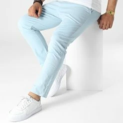 Bon marché 🎁 Pantalon Chino Slim PA-7162 Bleu Clair de Armita 🧨 -Armita Soldes 2022 armita 317955 PA 7162 CIEL 20220509T154805 03