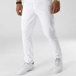 Acheter 🌟 Pantalon Chino Slim PA-7162 Blanc de Armita 😉