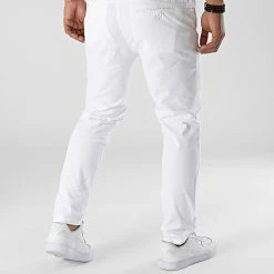 Acheter 🌟 Pantalon Chino Slim PA-7162 Blanc de Armita 😉 -Armita Soldes 2022 armita 317959 PA 7162 BLANE 20220510T141119 04