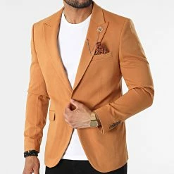 Top 10 👏 Veste Blazer BIS-3085 Camel de Armita 🔥 -Armita Soldes 2022 armita 318494 BIS 3085 CAMEL 20220512T091254 03