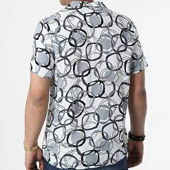 Sortie 🔔 Chemise A Manches Courtes CH-5189 Blanc Gris de Armita 🎁 -Armita Soldes 2022 armita 318983 CH 5189 WHITE 20220516T160045 04