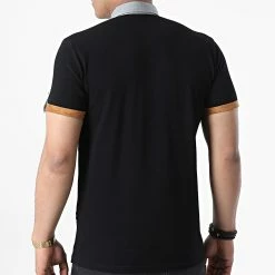 Le moins cher 🛒 Polo A Manches Courtes JP-850 Noir de Armita 😉 -Armita Soldes 2022 armita 318986 JP 850 NOIR 20220516T160917 04