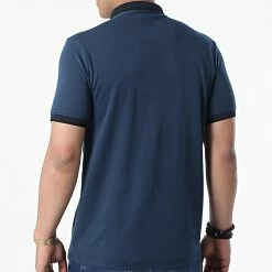 Tout neuf 😀 Polo A Manches Courtes 569 Bleu Marine de Armita 🤩 -Armita Soldes 2022 armita 318991 POLO 569 NAVY 20220516T160232 04