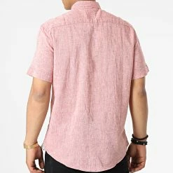 Meilleure affaire 🎁 Chemise A Manches Courtes JMC-853 Orange Chiné de Armita ⭐ -Armita Soldes 2022 armita 318995 JMC 853 ORANGE 20220513T161325 04