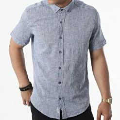 Tout neuf 👏 Chemise A Manches Courtes JMC-853 Gris Anthracite Chiné de Armita ✔️ -Armita Soldes 2022 armita 318996 JMC 853 GRIS 20220516T160529 03