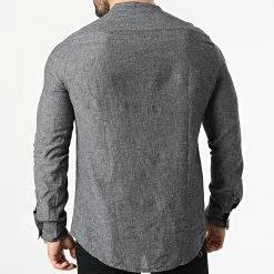 Meilleure affaire 🌟 Chemise Manches Longues Col Tunisien JCH-802 Noir Chiné de Armita ✔️ 7 Meilleure affaire 🌟 Chemise Manches Longues Col Tunisien JCH-802 Noir Chiné de Armita ✔️ -Armita Soldes 2022 armita 319026 JCH 802 BLACK 20220513T161607 04