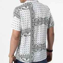 Offres 🔔 Chemise A Manches Courtes CH-5191 Blanc Bandana de Armita 🤩 -Armita Soldes 2022 armita 319029 CH 5191 WHITE 20220516T160028 04