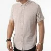 Tout neuf ⭐ Chemise A Manches Courtes JMC-853 Beige Chiné de Armita 💯