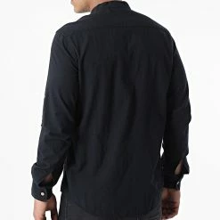 De gros 🥰 Chemise A Manches Longues JCH-806 Noir de Armita ⭐ -Armita Soldes 2022 armita 319076 JCH 806 BLACK 20220516T160934 04