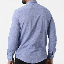 Sortie ❤️ Chemise Manches Longues JCH-801 Bleu Chiné de Armita ⭐ -Armita Soldes 2022 armita 324624 JCH 801 INDIGO 20220629T155326 04