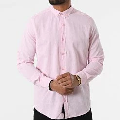 Meilleure affaire 😉 Chemise Manches Longues JCH-801 Rose de Armita 🔔 -Armita Soldes 2022 armita 324626 JCH 801 PINK 20220629T155215 03