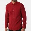 Budget 🤩 Chemise Manches Longues JCH-801 Rouge Bordeaux de Armita 💯