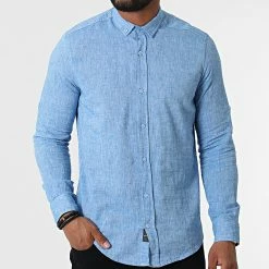 Bon marché 👍 Chemise Manches Longues JCH-801 Bleu Clair Chiné de Armita 🤩 -Armita Soldes 2022 armita 324633 JCH 801 SAKS 20220629T155232 03