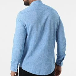 Bon marché 👍 Chemise Manches Longues JCH-801 Bleu Clair Chiné de Armita 🤩 -Armita Soldes 2022 armita 324633 JCH 801 SAKS 20220629T155233 04