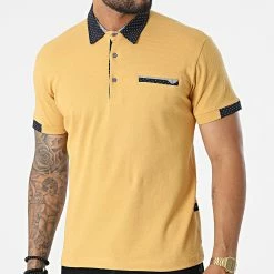 Sortie 🥰 Polo Manches Courtes JP-849 Jaune Moutarde de Armita ⌛