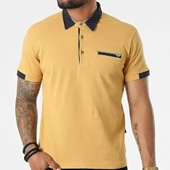 Sortie 🥰 Polo Manches Courtes JP-849 Jaune Moutarde de Armita ⌛ -Armita Soldes 2022 armita 324634 JP 849 CAMEL 20220623T155646 03