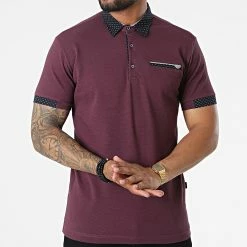 Top 10 🎉 Polo Manches Courtes JP-849 Bordeaux de Armita ✨ -Armita Soldes 2022 armita 324640 JP 849 DAMSON 20220623T155632 03