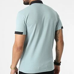 Acheter ✨ Polo Manches Courtes JP-849 Bleu Clair de Armita ❤️ -Armita Soldes 2022 armita 324642 JP 849 MINTHE 20220623T155701 04
