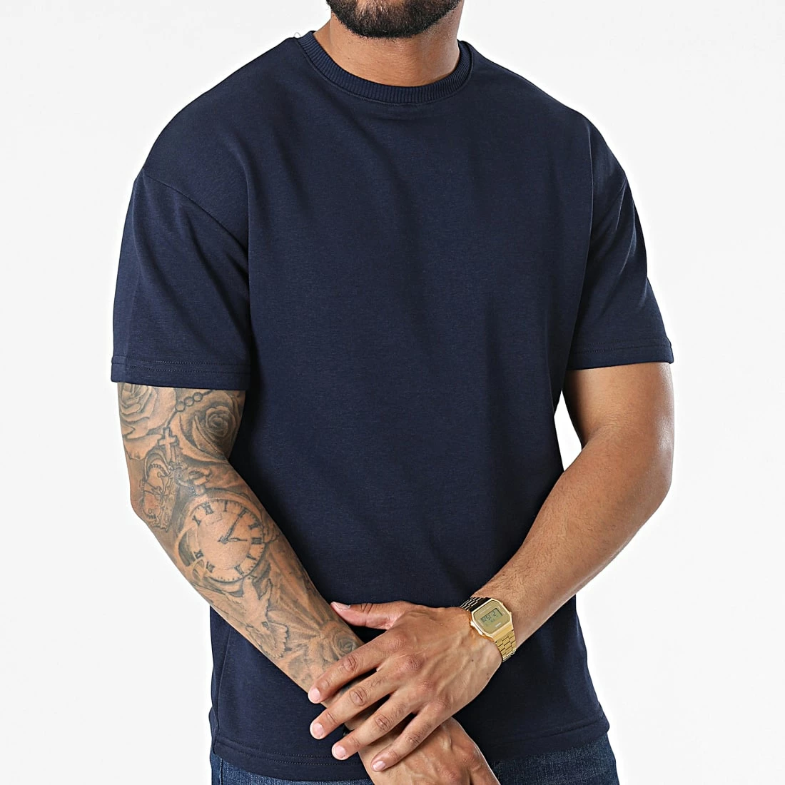 Meilleure vente 🔔 Tee 👚 Shirt RDL-885 Bleu Marine de Armita 🎁 3 Meilleure vente 🔔 Tee 👚 Shirt RDL-885 Bleu Marine de Armita 🎁 – Image 3