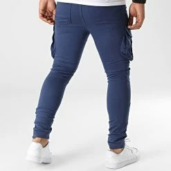 Promo 😀 Pantalon Cargo 7165 Bleu Marine de Armita ⭐ -Armita Soldes 2022 armita 324671 7165 PARLEMENT 20220621T121247 04