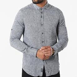 Nouveau 🛒 Chemise Manches Longues JCH-801 Gris Chiné de Armita ⌛ -Armita Soldes 2022 armita 324701 JCH 801 GREEY 20220629T155356 03