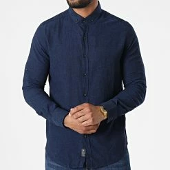 Nouveau 🤩 Chemise Manches Longues JCH-801 Bleu Marine de Armita 🌟 -Armita Soldes 2022 armita 324703 JCH 801 DARK BLUE 20220623T155437 03