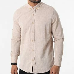 Budget 🤩 Chemise Manches Longues JCH-801 Beige de Armita 👍