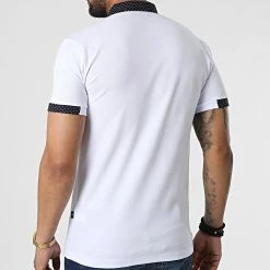 Meilleur prix ✨ Polo Manches Courtes JP-849 Blanc de Armita 👏 -Armita Soldes 2022 armita 324707 JP 849 BLANC 20220623T155411 04