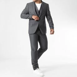 Grosses soldes ⌛ Ensemble Costume 3 Pièces COS2021 Gris Anthracite de Armita ❤️