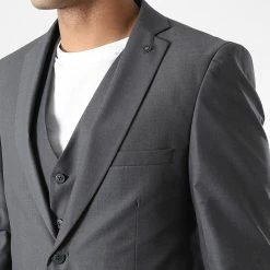 Grosses soldes ⌛ Ensemble Costume 3 Pièces COS2021 Gris Anthracite de Armita ❤️ -Armita Soldes 2022 armita 324710 COS2021 GRIS 20220704T155706 03