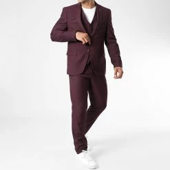 Grosses soldes 😉 Ensemble Costume 3 Pièces COS2021 Bordeaux de Armita 😉