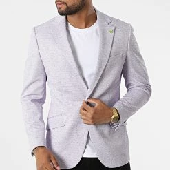 Acheter ✨ Veste Blazer CK-018 Lavande Chiné de Armita ✨ -Armita Soldes 2022 armita 328882 CK 018 LILA 20220725T155738 03