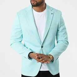 Promo 💯 Veste Blazer CK-018 Turquoise Chiné de Armita 🛒 -Armita Soldes 2022 armita 328887 CK 018 TURQUAZ 20220725T155722 03