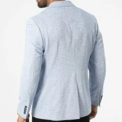 Meilleur prix 😍 Veste Blazer CK-018 Bleu Chiné de Armita 🌟 -Armita Soldes 2022 armita 328889 CK 018 MAVI 20220725T155651 04