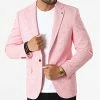 De gros 🌟 Veste Blazer CK-018 Rose Chiné de Armita 🥰