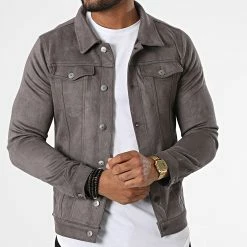 Remise 👏 Veste Slim 3532 Gris de Armita 🎁 -Armita Soldes 2022 armita 328901 3532 ANTHRACITE 20220725T151542 03