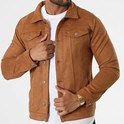 Promo 🛒 Veste Slim 3532 Camel de Armita 🎉