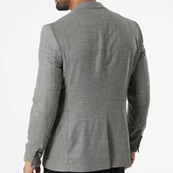 Remise ❤️ Veste Blazer CK-052 Gris Chiné de Armita 😀 -Armita Soldes 2022 armita 328923 CK 052 GRIS 20220725T160004 04