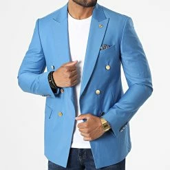 Acheter 👏 Veste Blazer CK-041 Bleu de Armita 🔔