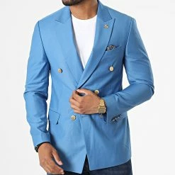 Acheter 👏 Veste Blazer CK-041 Bleu de Armita 🔔 -Armita Soldes 2022 armita 328935 CK 041 INDIGO 20220725T160429 03